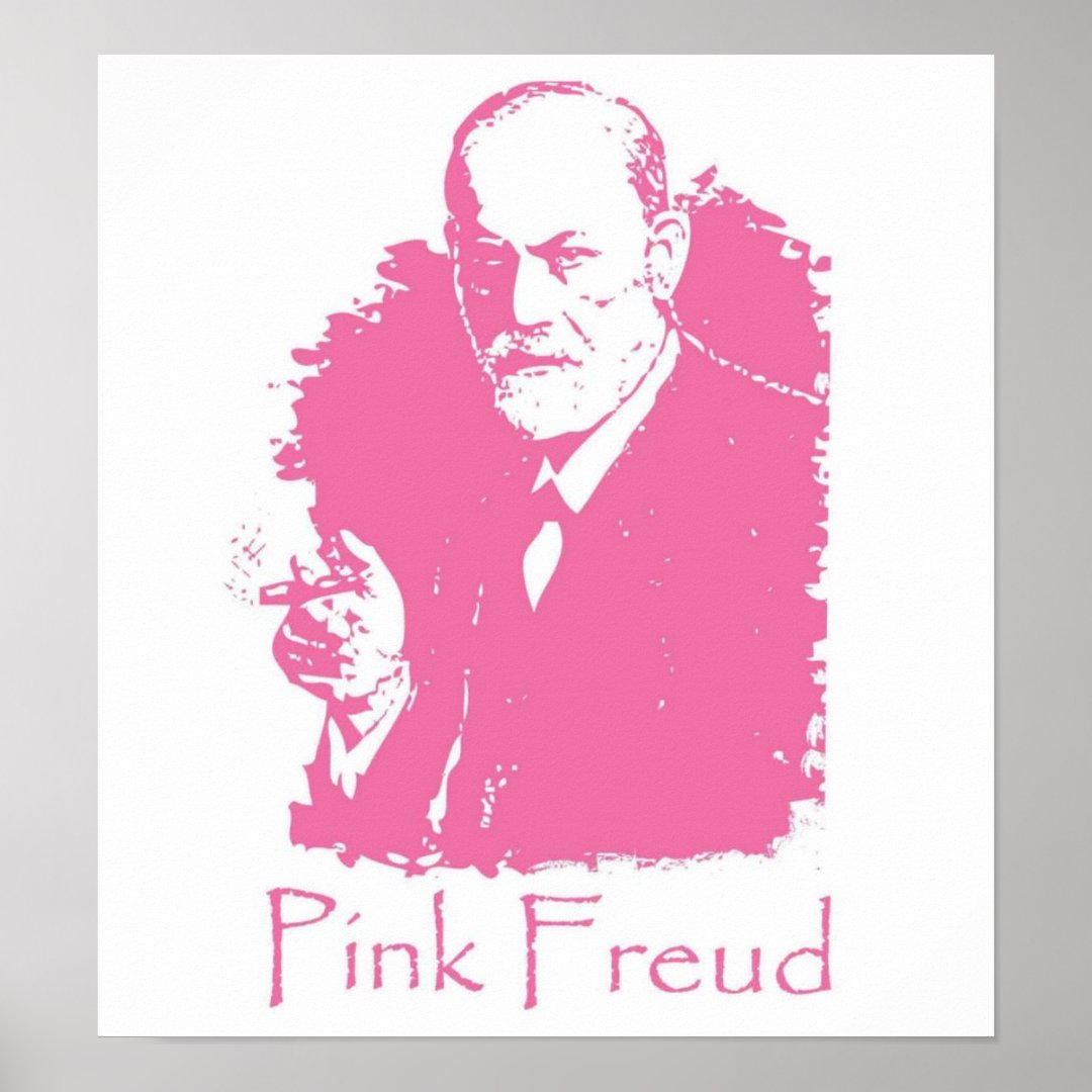 Pink Freud poster | Zazzle