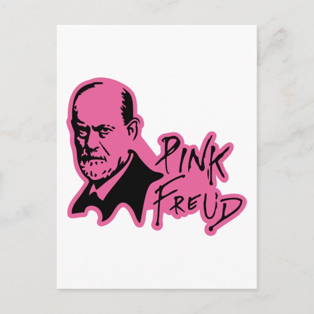 PINK FREUD Psychoanalysis Sound Edition Postcard (Front)