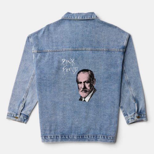 Pink Freud Sigmund Freud  Denim Jacket