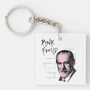 Pink Freud Sigmund Freud Keychain