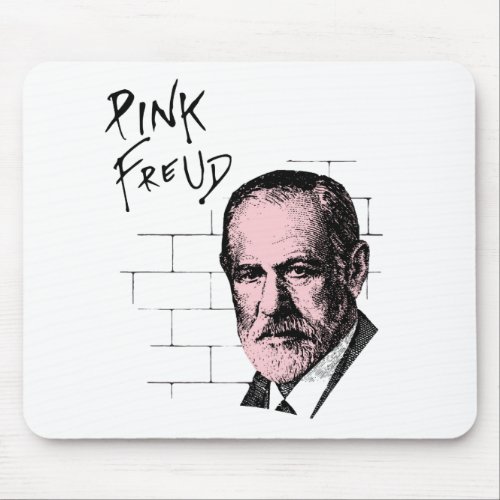Pink Freud Sigmund Freud Mouse Pad