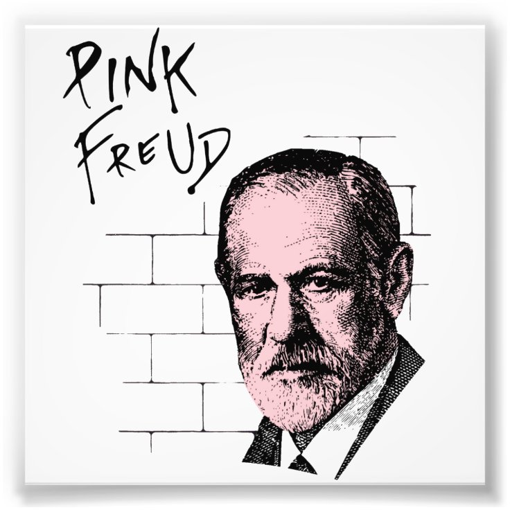 Pink Freud Sigmund Freud Photo Print | Zazzle