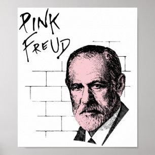 Pink Freud Sigmund Freud Poster