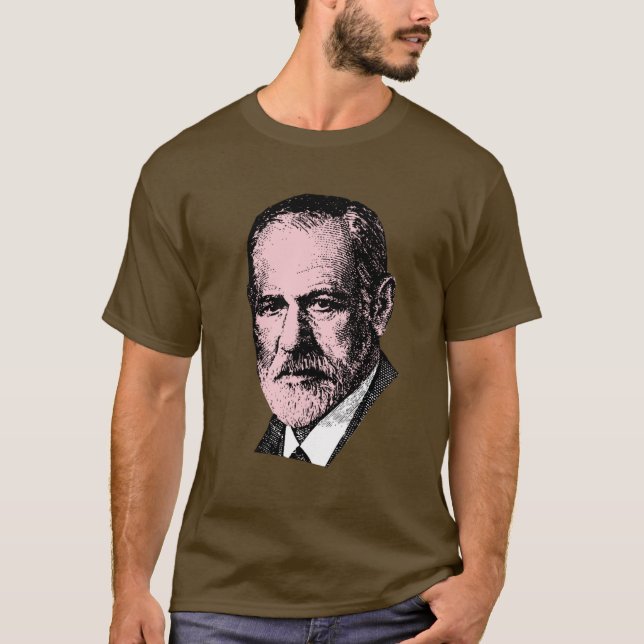 Pink Freud Sigmund Freud T-Shirt (Front)