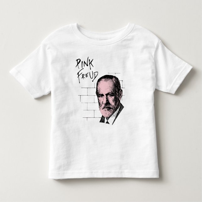 Pink Freud Sigmund Freud Toddler T-shirt (Front)