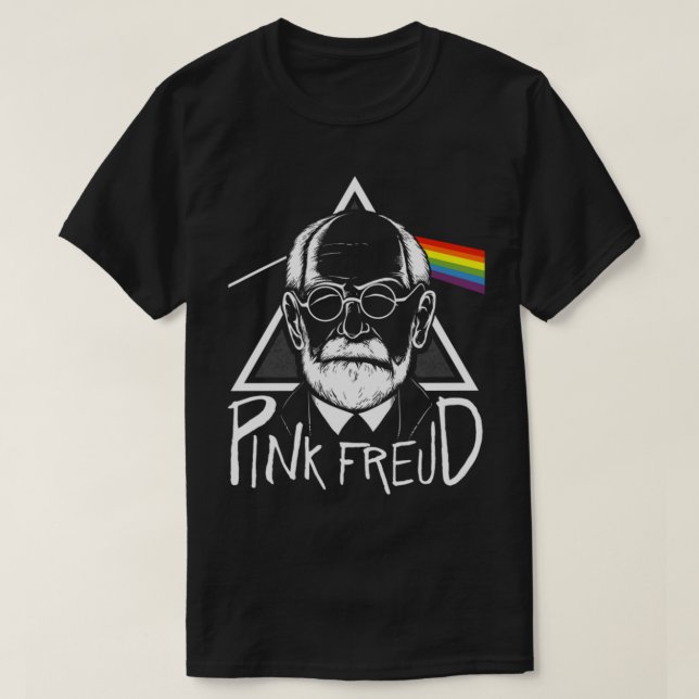 Pink Freud T-shirt (Design Front)