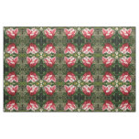 Pink Fringed Tulip Floral Patterned Craft Fabric