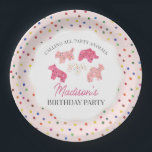 Pink Frosted Animal Cookies Birthday Party Paper Plates<br><div class="desc">Calling all party animals! Get ready for a sweet celebration with our printable birthday party decor collection, featuring adorable frosted animal cookies and vibrant rainbow sprinkles. Perfect for adding a touch of whimsical fun to any party, this charming collection retro circus animals will delight guests of all ages with its...</div>