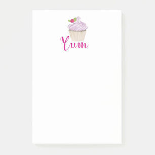Pink Frosted Cupcake Yum! Post-it Notes