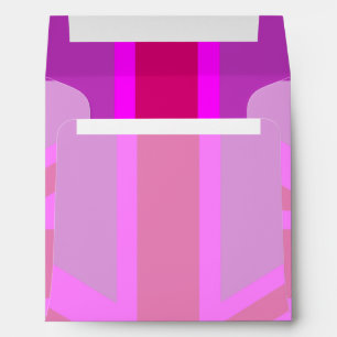 Pink Fuchsia Union Jack Flag Design Envelope