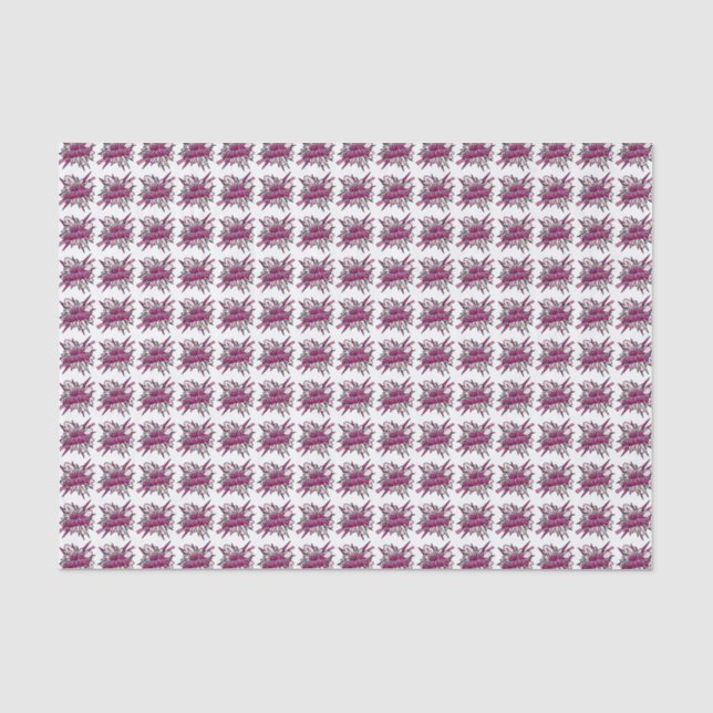 Pink Fun GIRL POWER Modern Typography Tissue Paper (Front)