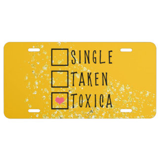 Pink Funny Spanish Personalized Name Car Floor Mat License Plate