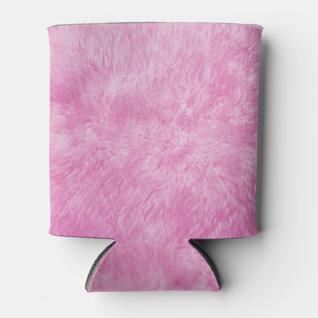 Pink Fur Frenzy Can Cooler (Front)