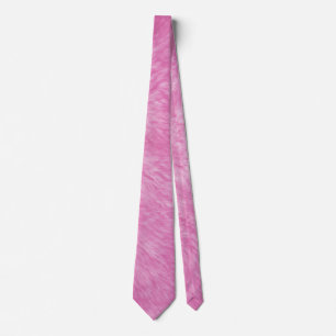 Pink Fur Frenzy Neck Tie