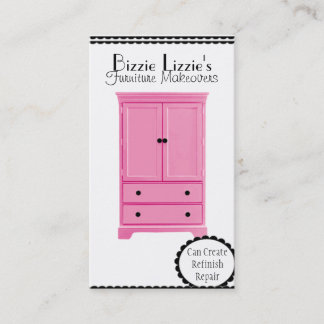 Pink Furniture Business Card