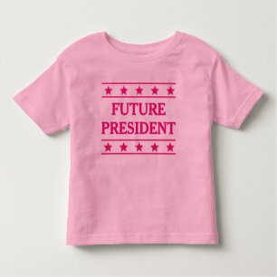 Pink Future President Toddler T-shirt