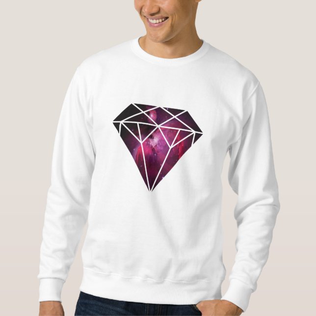 Pink Galaxy Diamond Sweatshirt (Front)