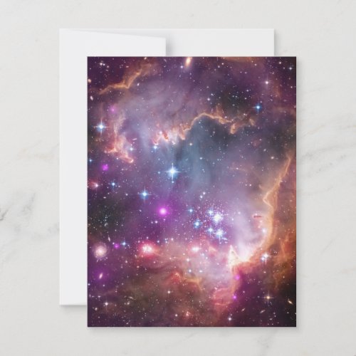 Pink Galaxy Nebula Universe Supernova Stars Night Personalized Invite