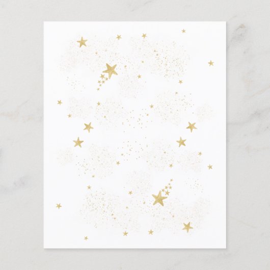 PINK GALAXY SPACE birthday time capsule message (Back)