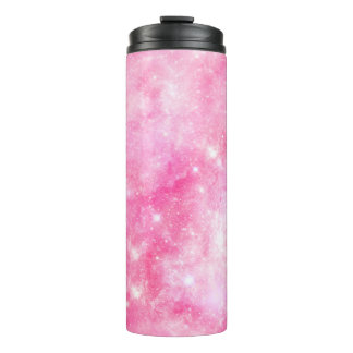 Pink Galaxy Universe Thermal Tumbler