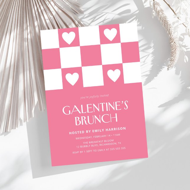 Pink Galentine's Day Party Invitation (Creator Uploaded)