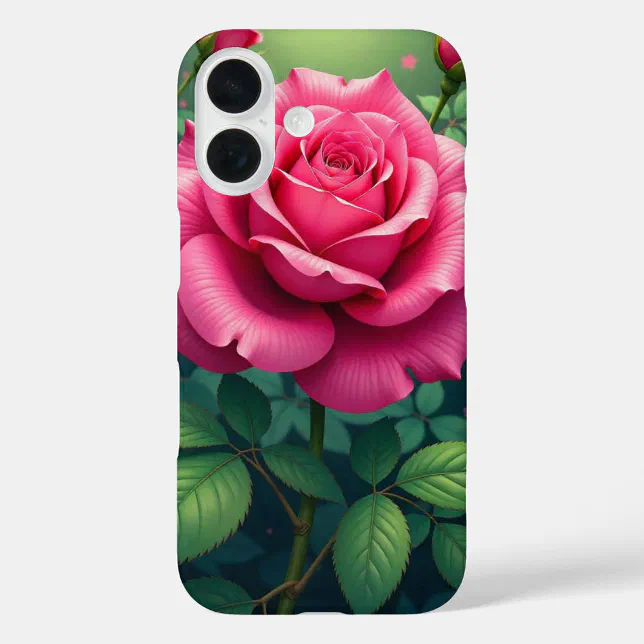 Pink Garden Rose Case-Mate iPhone Case | Zazzle