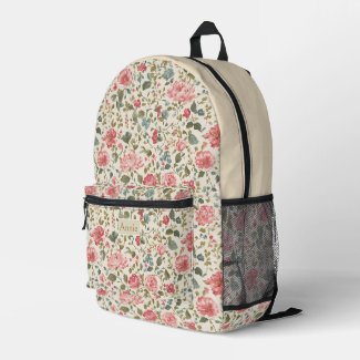Pink Garden Roses Print