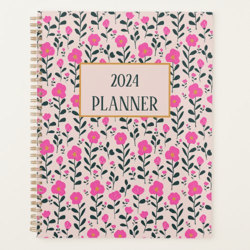 Pink Garden Serenade Planner