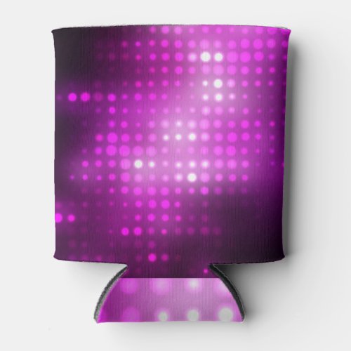 Pink Geometric Abstract Square Background Can Cooler