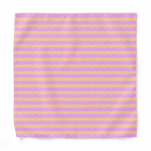 Pink Geometric Bandana