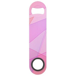 Pink Geometric  Bar Key