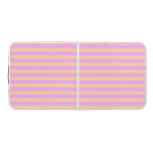 Pink Geometric Beer Pong Table