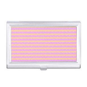Pink Geometric  Business Card Case