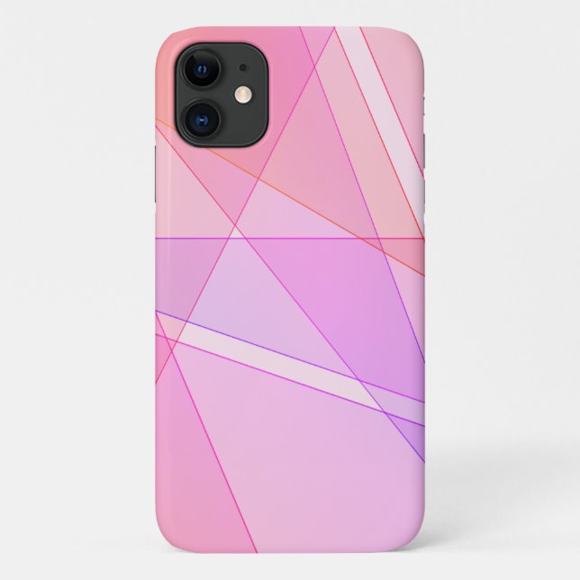 Pink Geometric  Case-Mate iPhone Case (Back)