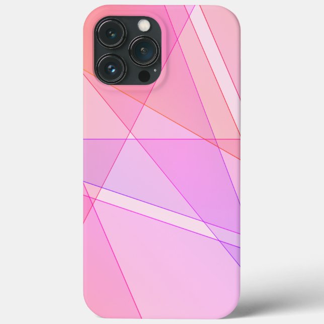 Pink Geometric  Case-Mate iPhone Case (Back)