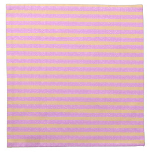 Pink Geometric Cloth Napkin