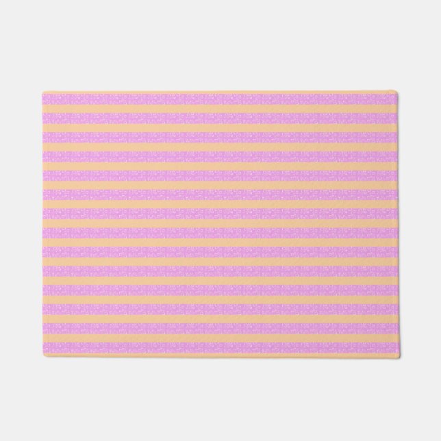 Pink Geometric  Doormat (Front)