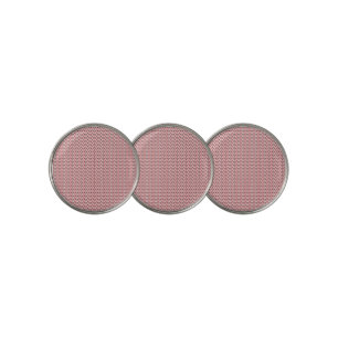 Pink Geometric Golf Marker Modern Pattern Design