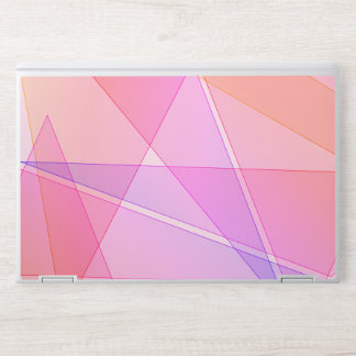 Pink Geometric HP Laptop Skin