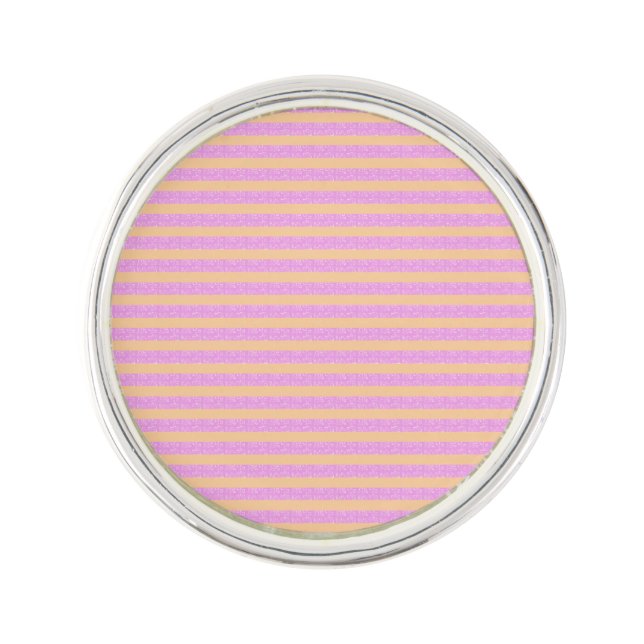 Pink Geometric  Lapel Pin (Front)