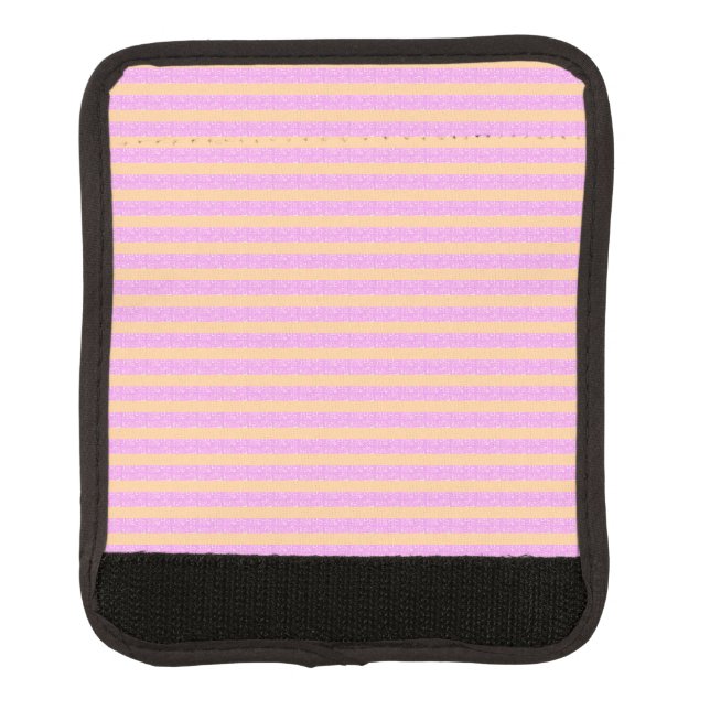 Pink Geometric  Luggage Handle Wrap (Front)