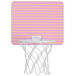Pink Geometric Mini Basketball Hoop