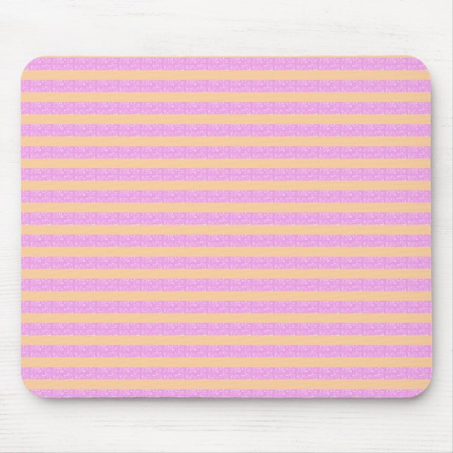 Pink Geometric  Mouse Pad (Front)
