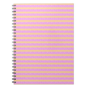 Pink Geometric Notebook