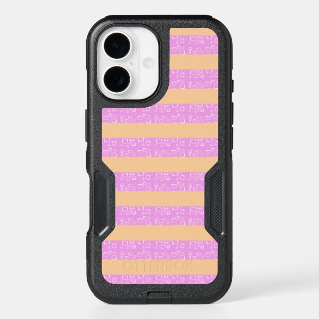 Pink Geometric  Otterbox iPhone Case (Back)