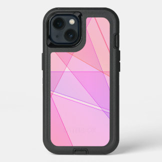 Pink Geometric  iPhone 13 Case