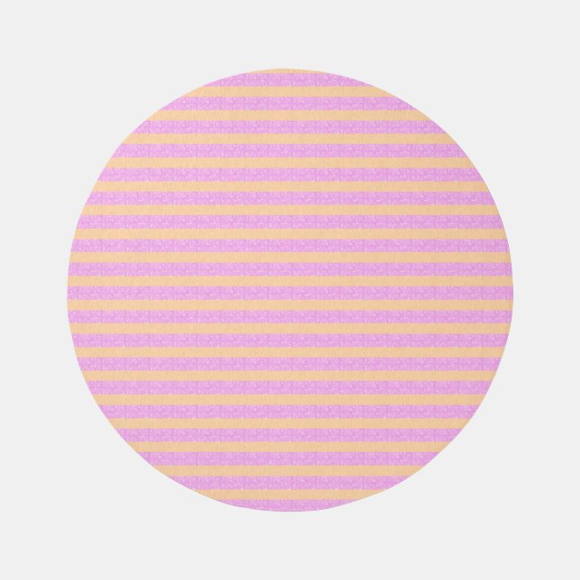 Pink Geometric  Outdoor Rug (Front)
