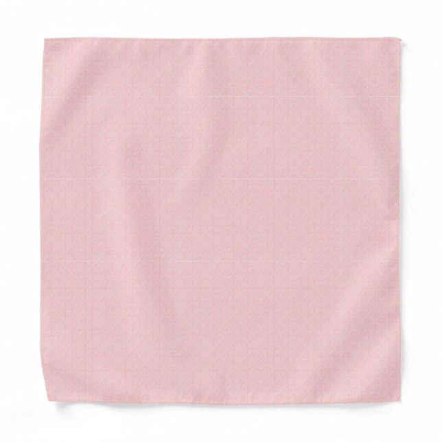 Pink Geometric Pattern with Modern Abstract Bandana (Front)
