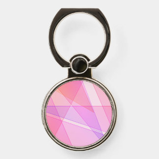 Pink Geometric  Phone Ring Stand