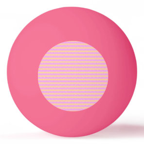 Pink Geometric  Ping Pong Ball